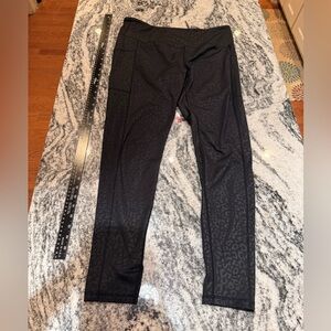 Constantly Varied Gear Black Leopard Leggings